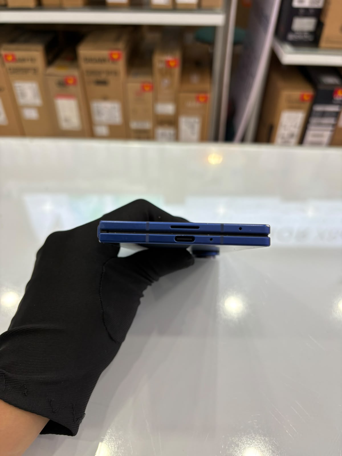 ĐTDĐ Samsung Fold7 SM-F966B,256GB,Xanh Navy - 350181974636635 - F966BDBDXXV