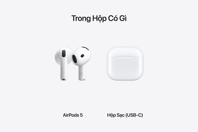 Trong hộp AirPods 5 có những gì