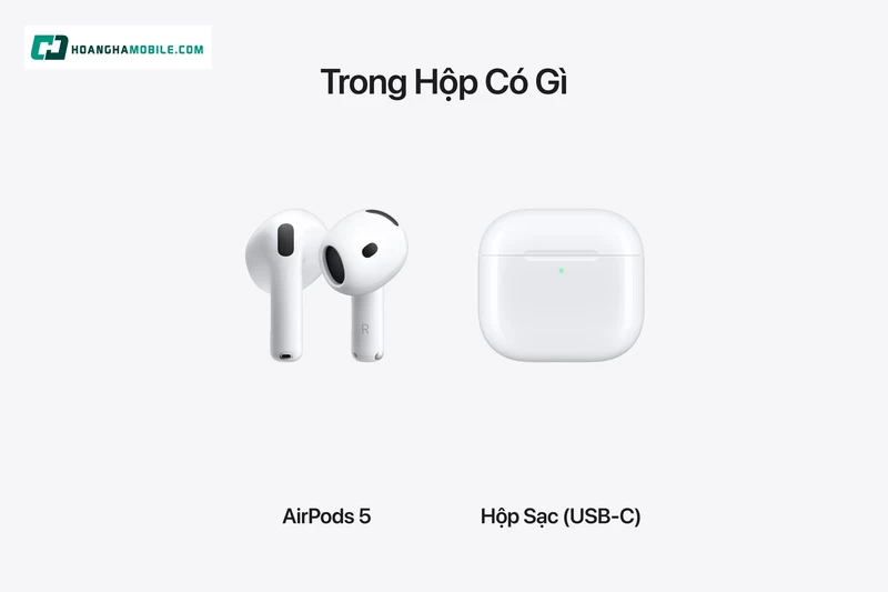 Trong hộp AirPods 5 có những gì Trong hộp AirPods 5 có những gì