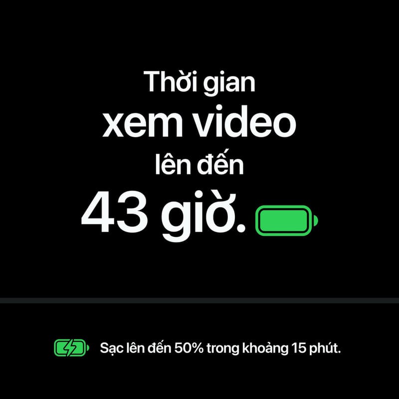 Sạc nhanh trên iPhone 18