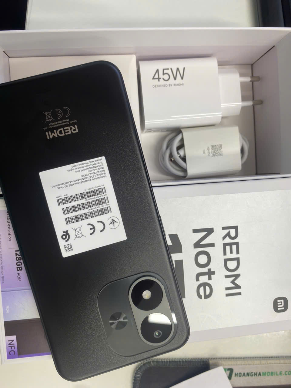 Điện thoại Xiaomi Redmi Note 17 4GB/128GB/ĐEN - TBH