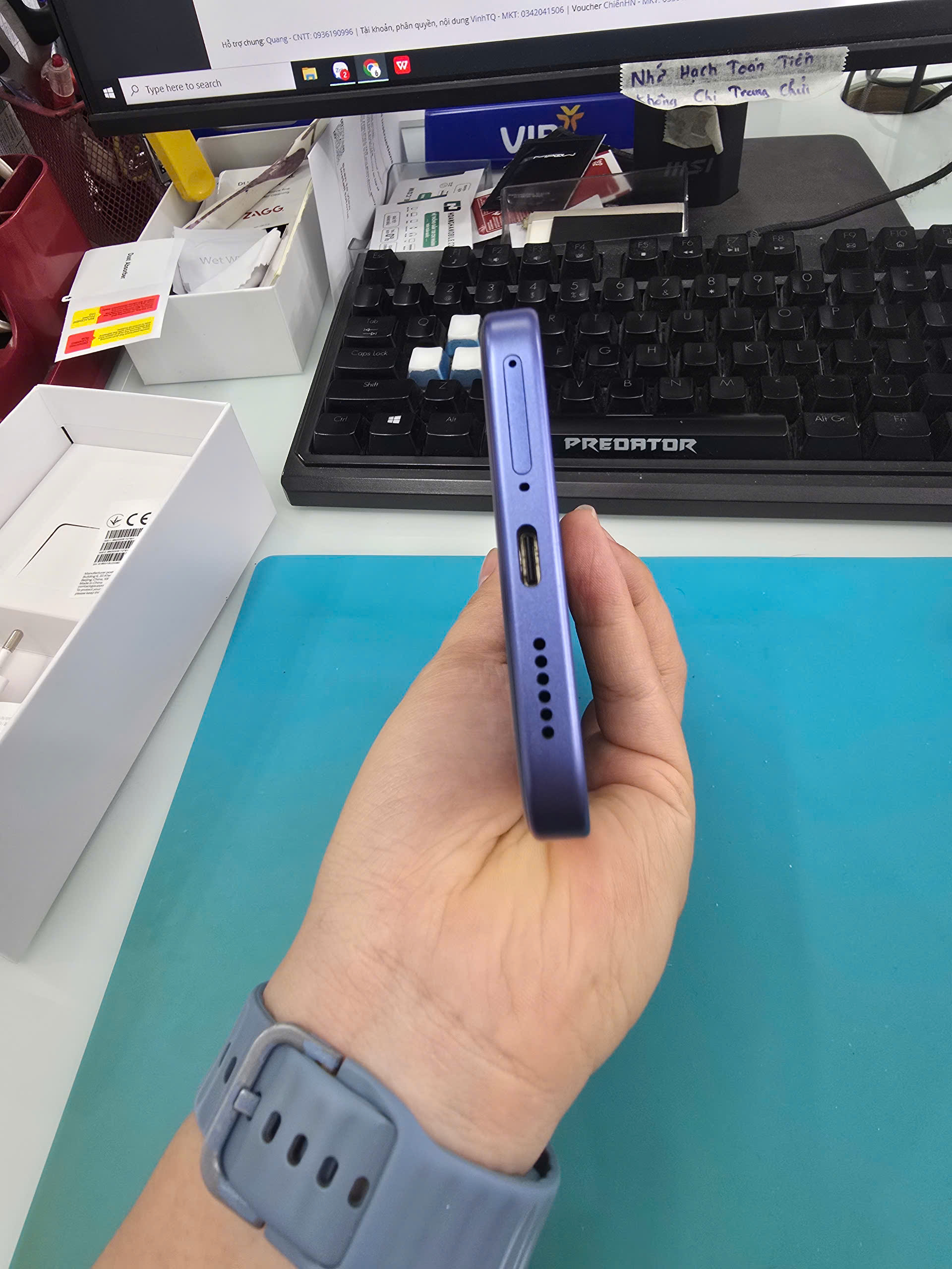 ĐIỆN THOẠI DI ĐỘNG (TEL) REDMI 17 5G 6.9"/SNAP 4 GEN 5/4G/128G/50MP+Auxiliary/8MP/7500mAh (26062RN92G)/XANH DƯƠNG (6939093012659