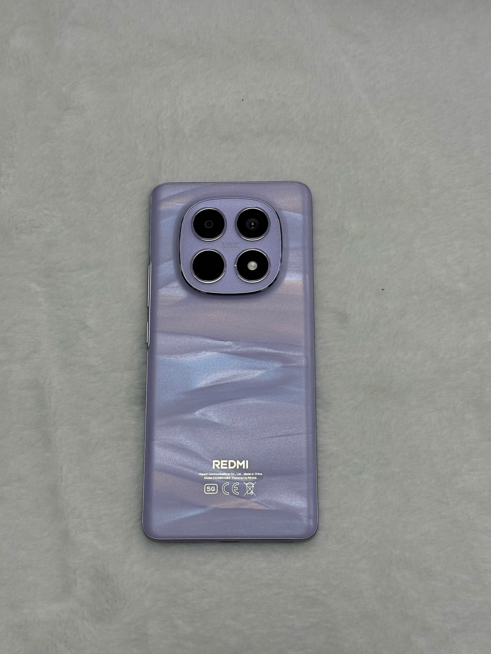 ĐIỆN THOẠI DI ĐỘNG (TEL) REDMI NOTE 15 5G 6.77"/SNAP 6 GEN 3/6G/128G/108MP+8MP/20MP/5520mAh (25098RA98G)/TÍM (6932554469641) - 8