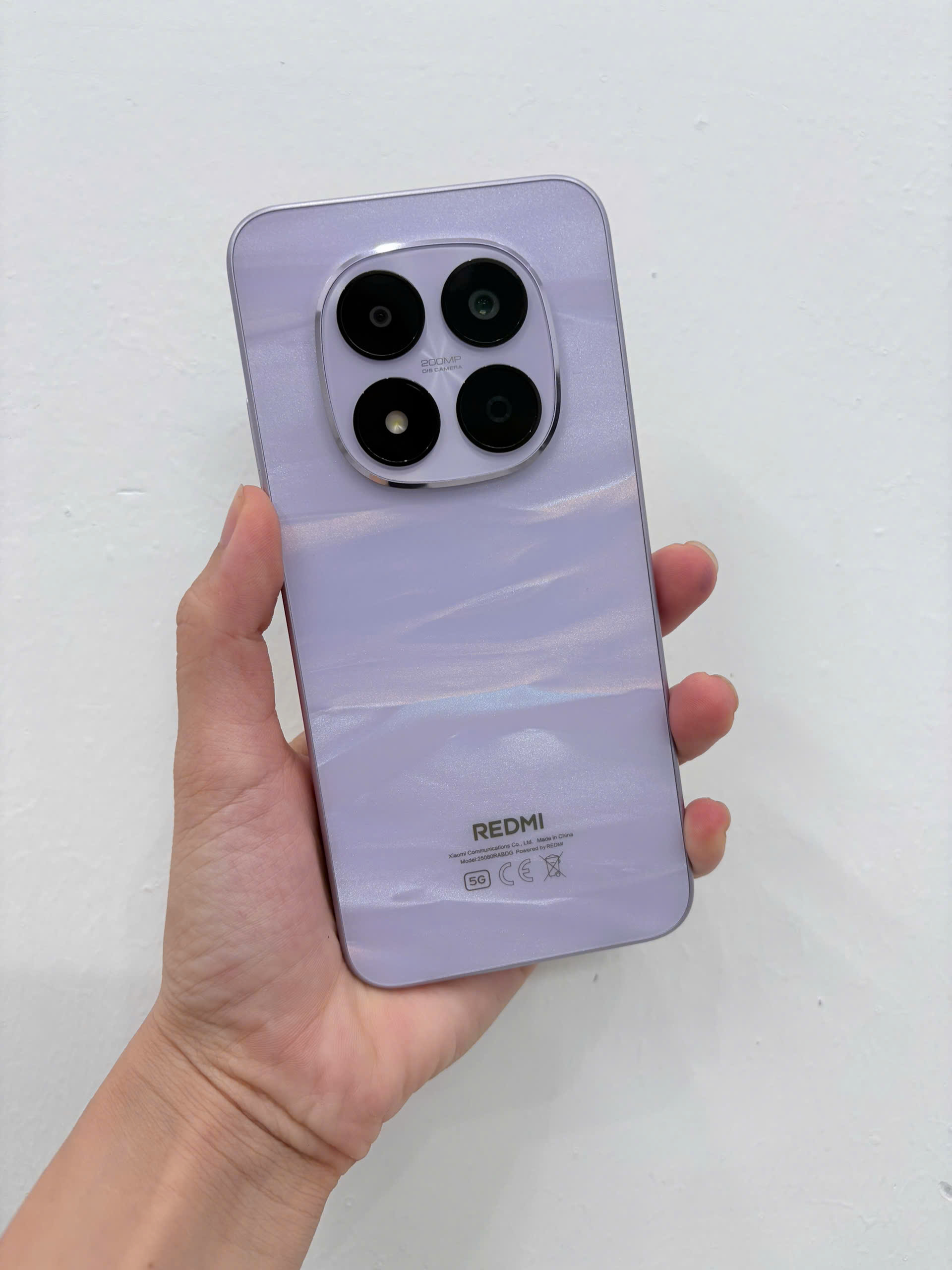 ĐIỆN THOẠI DI ĐỘNG (TEL) REDMI NOTE 15 PRO 5G 6.83/MTK D7400-Ultra/12G/256G/200MP+8MP/20MP/6580mAh (25080RABDG)/TÍM (69325544704