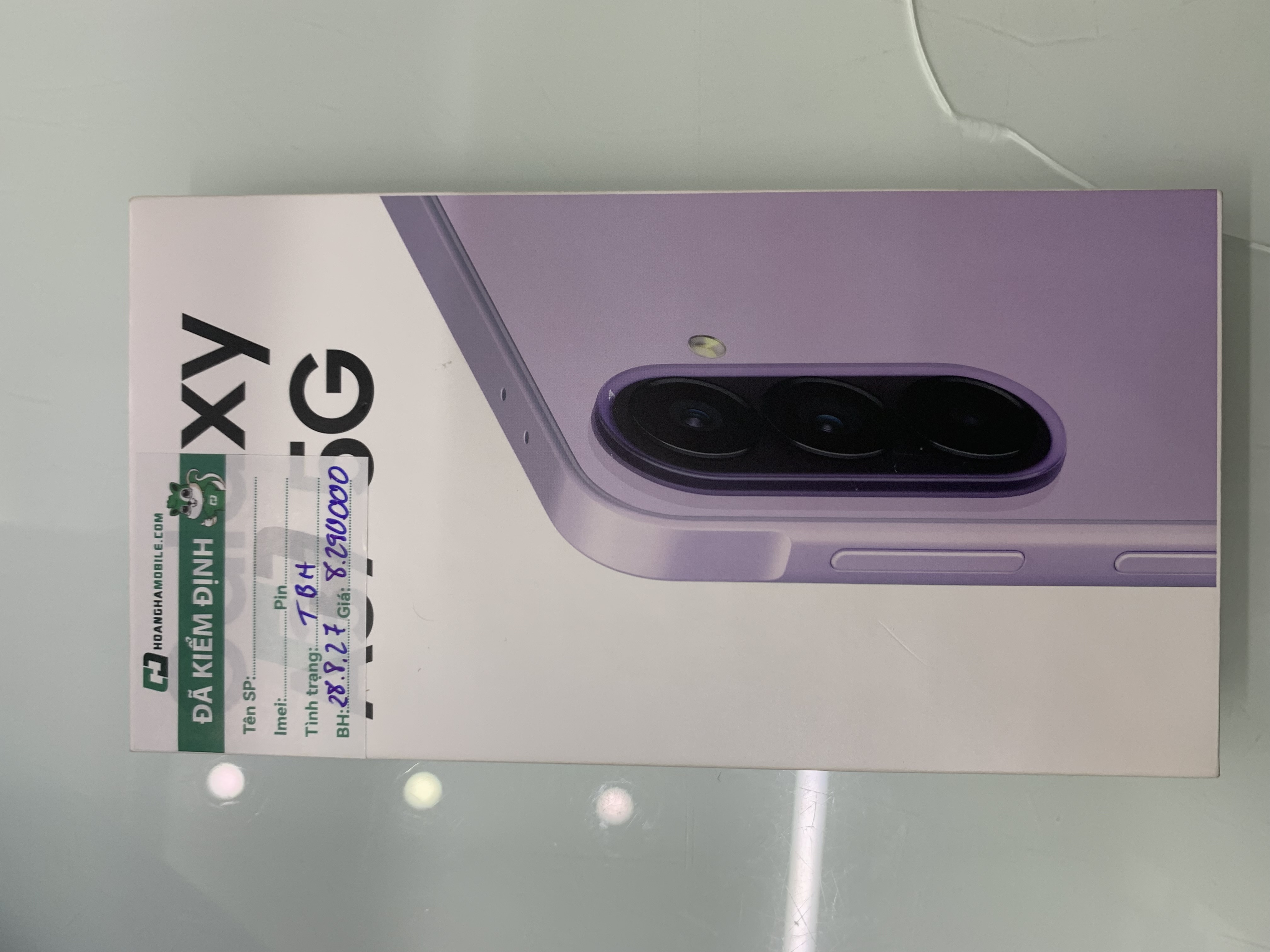 ĐTDĐ Samsung A37 5G, SM-A376B/DS, 8+128, Tím
