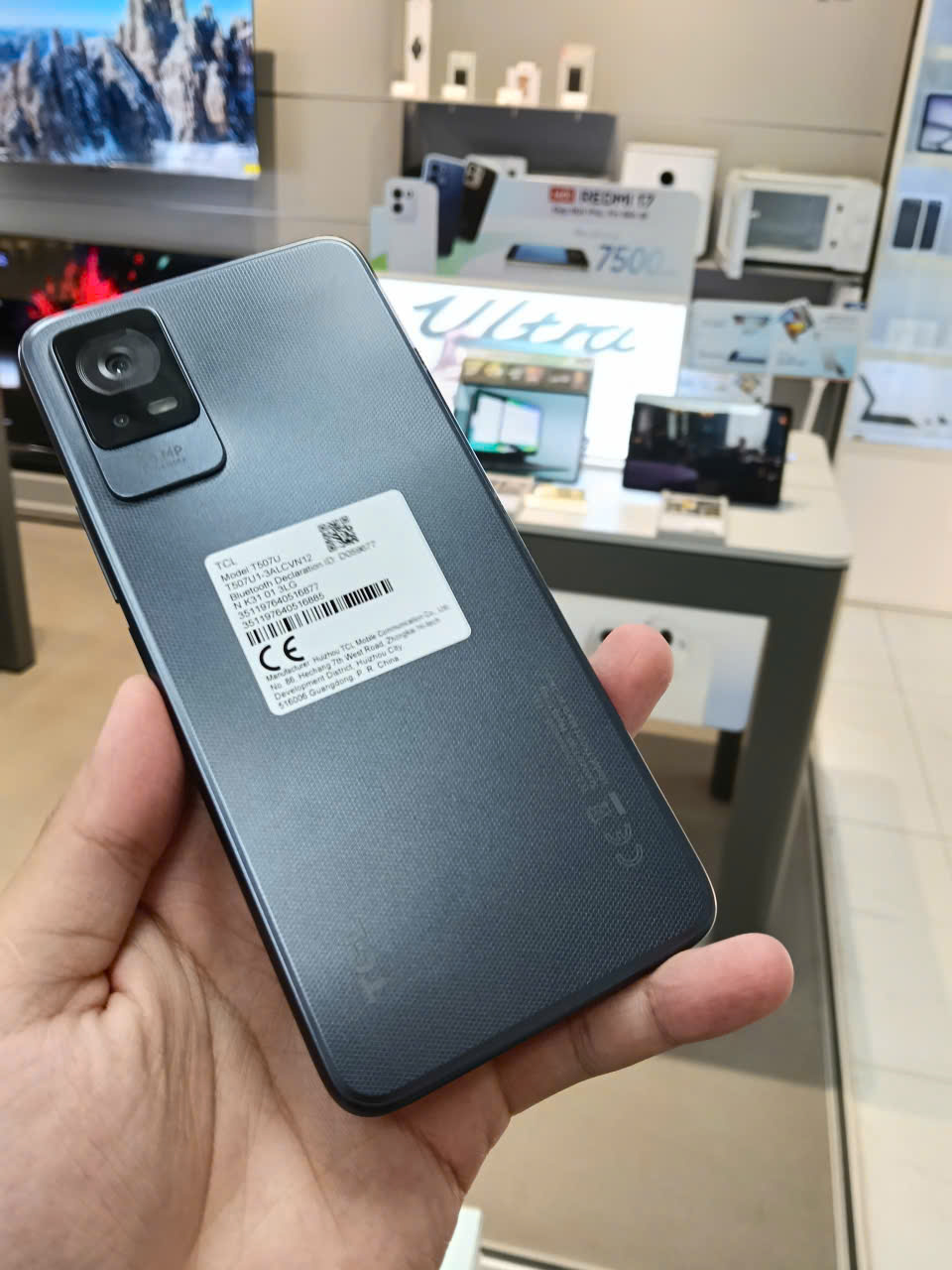 Điện thoại di động TCL 408 T507U (4+64GB) - Xám (Gravity Gray) T507U1-3ALCVN12 - 351197640516877 - TCL4081G