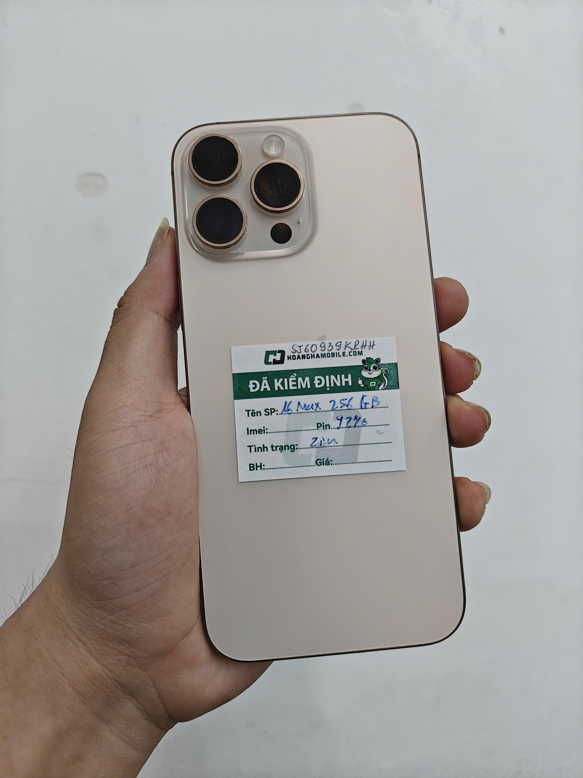 ĐTDĐ Apple iPhone 16 Pro Max 256GB - Cũ