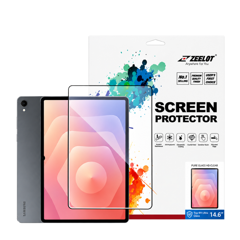 Miếng dán cường lực màn hình ZEELOT 2.5D PureGlass - Samsung Galaxy Tab S12
