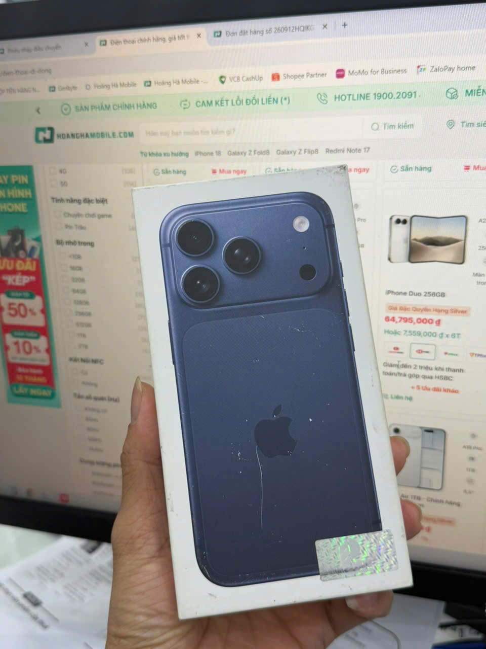 (DEMO) ĐTDĐ Apple iPhone 17 Pro 256GB Deep Blue_3P171ZP/A - SCDFY7VGM4F - 3P171ZPZTN