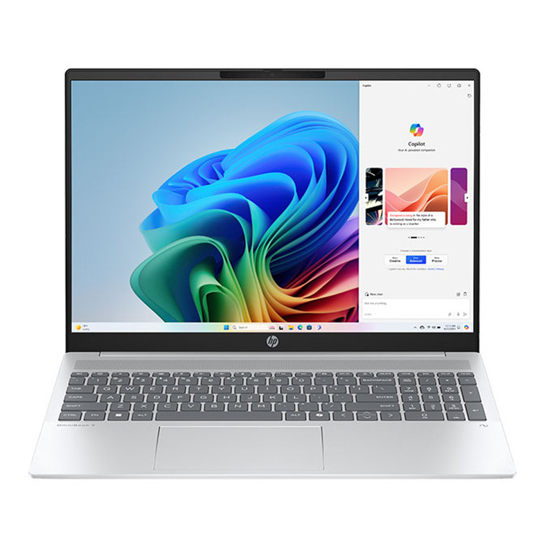 Laptop HP OmniBook 5 16-ag1068AU BZ7T0PA kết hợp bộ xử lý AMD Ryzen AI 5 340, RAM 16GB và SSD 512GB trong thiết kế 16 inch