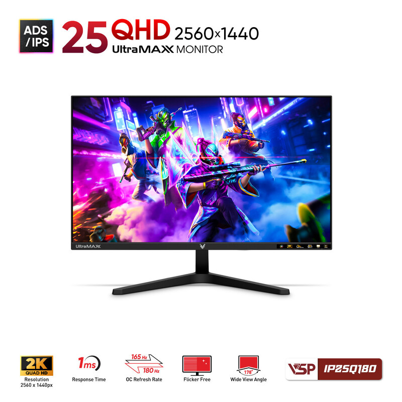 Màn Hình Máy Tính Gaming VSP IP25Q180 - Máy cũ, TBH