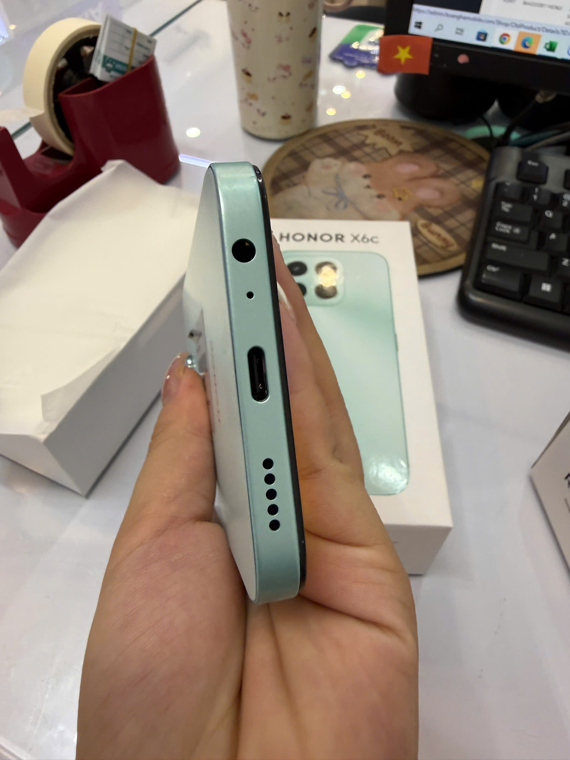 Honor X6c (6+128GB) Xanh (Ocean Cyan)
