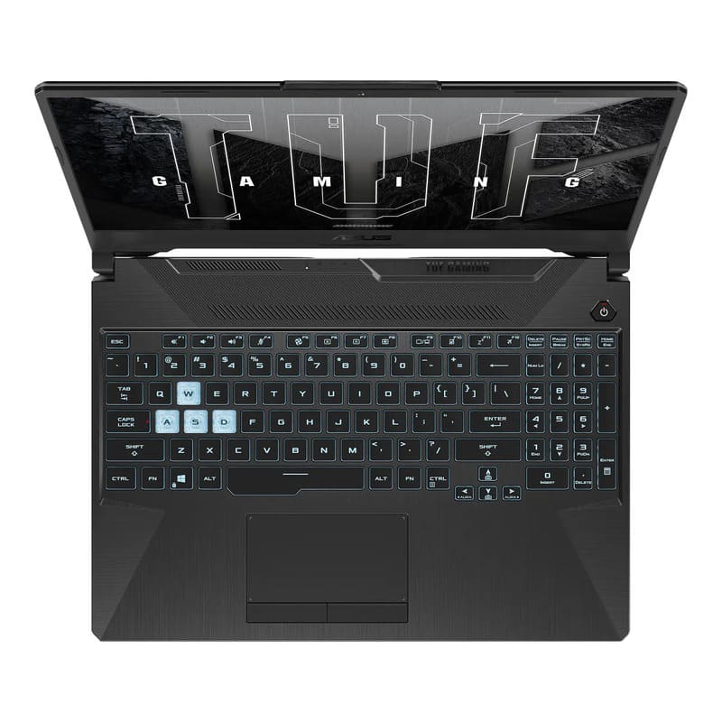 Laptop ASUS TUF Gaming A15 FA506NCG-HN396W sở hữu màu đen Graphite Black, phù hợp với người yêu thích phong cách gaming