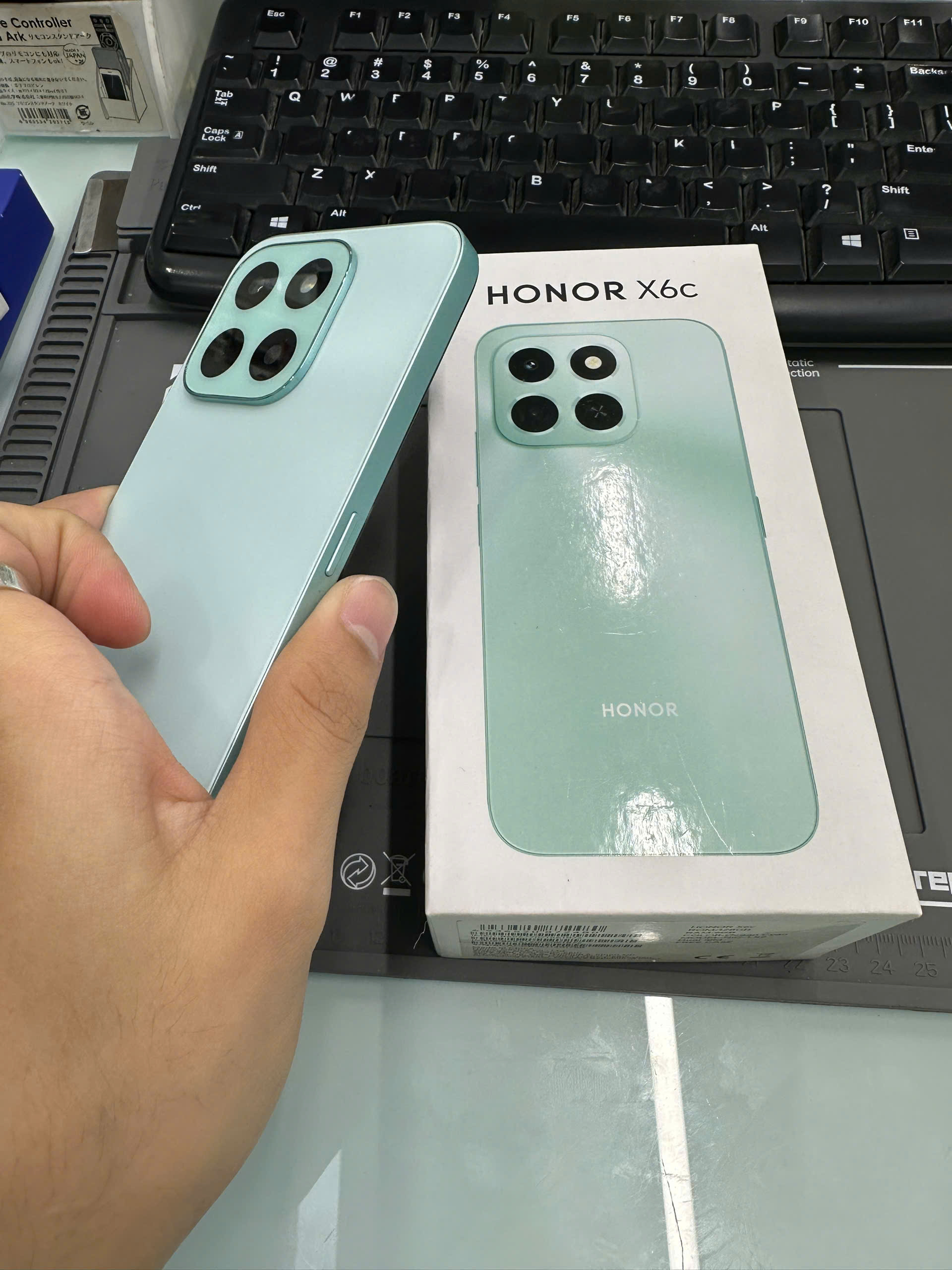 Điện thoại thông minh Honor X6c (6+128GB) Xanh (Ocean Cyan)_NIC-LX2 