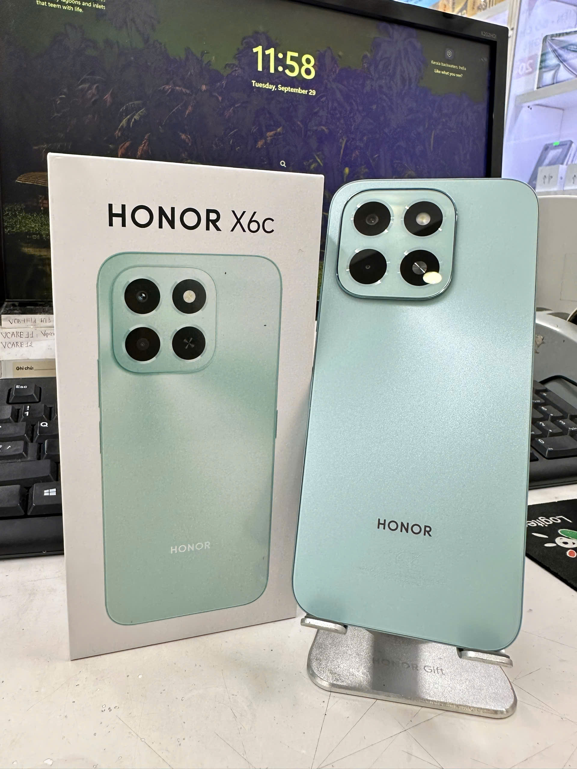 Điện thoại thông minh Honor X6c (6+128GB) Xanh (Ocean Cyan)_NIC-LX2 (Demo) - 865672071521975 - X6CNICLX2ZTN - TBH