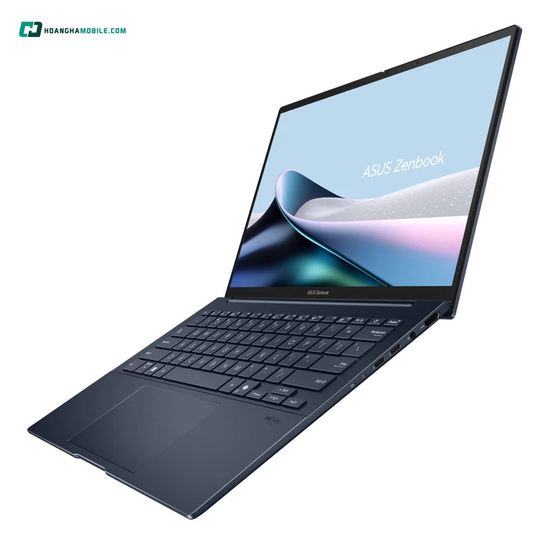 Laptop ASUS Zenbook 14 UX3405CA-ST1713W sở hữu thân máy bằng nhôm, màu xanh lam trầm và độ dày 1.49cm Laptop ASUS Zenbook 14 UX3405CA-ST1713W sở hữu thân máy bằng nhôm, màu xanh lam trầm và độ dày 1.49cm
