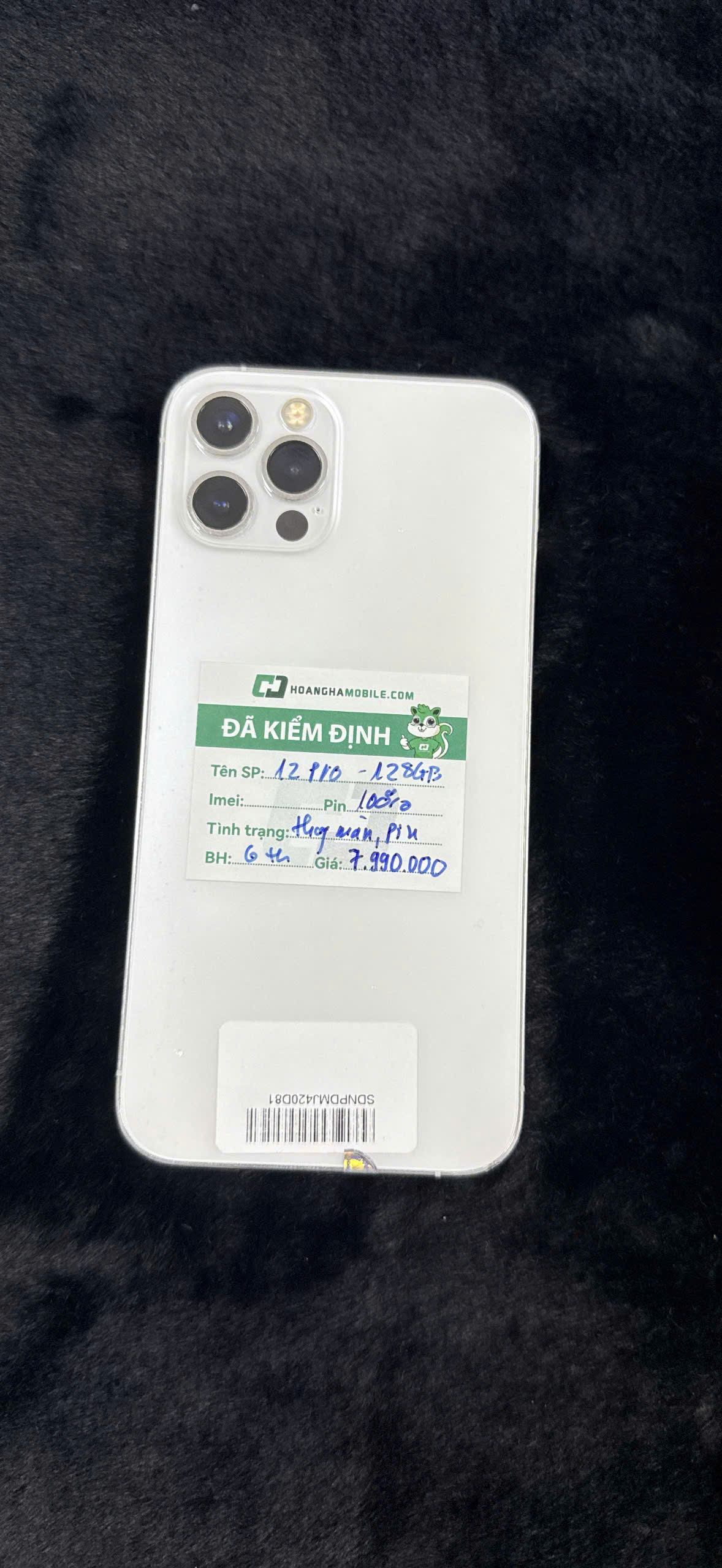 ĐTDĐ Apple iPhone 12 Pro 128GB Silver_MGML3VN/A - sdnpdmj420d81 - IPH12P128S