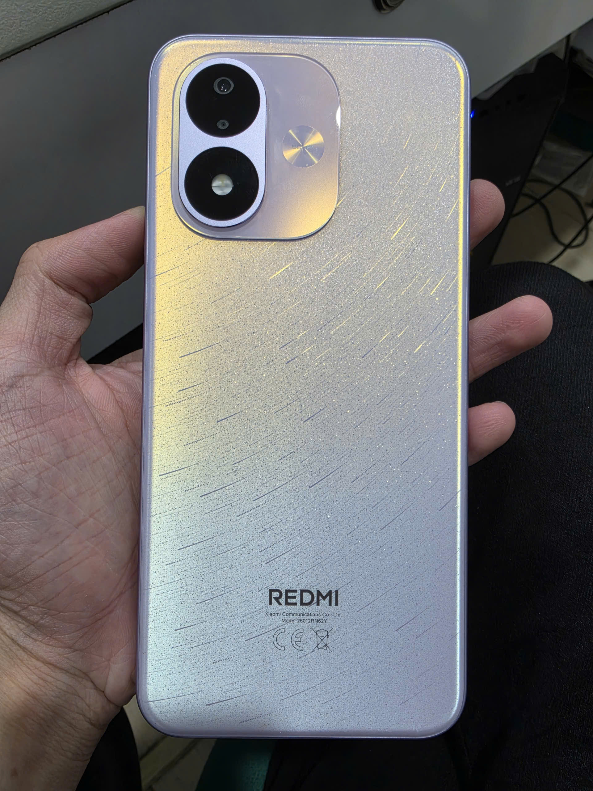 ĐIỆN THOẠI DI ĐỘNG (TEL) REDMI NOTE 17 6.99"/SNAP 6S 4G GEN 2/4G/128G/50MP+Auxiliary/16MP/7700mAh (26012RN62Y)/TÍM