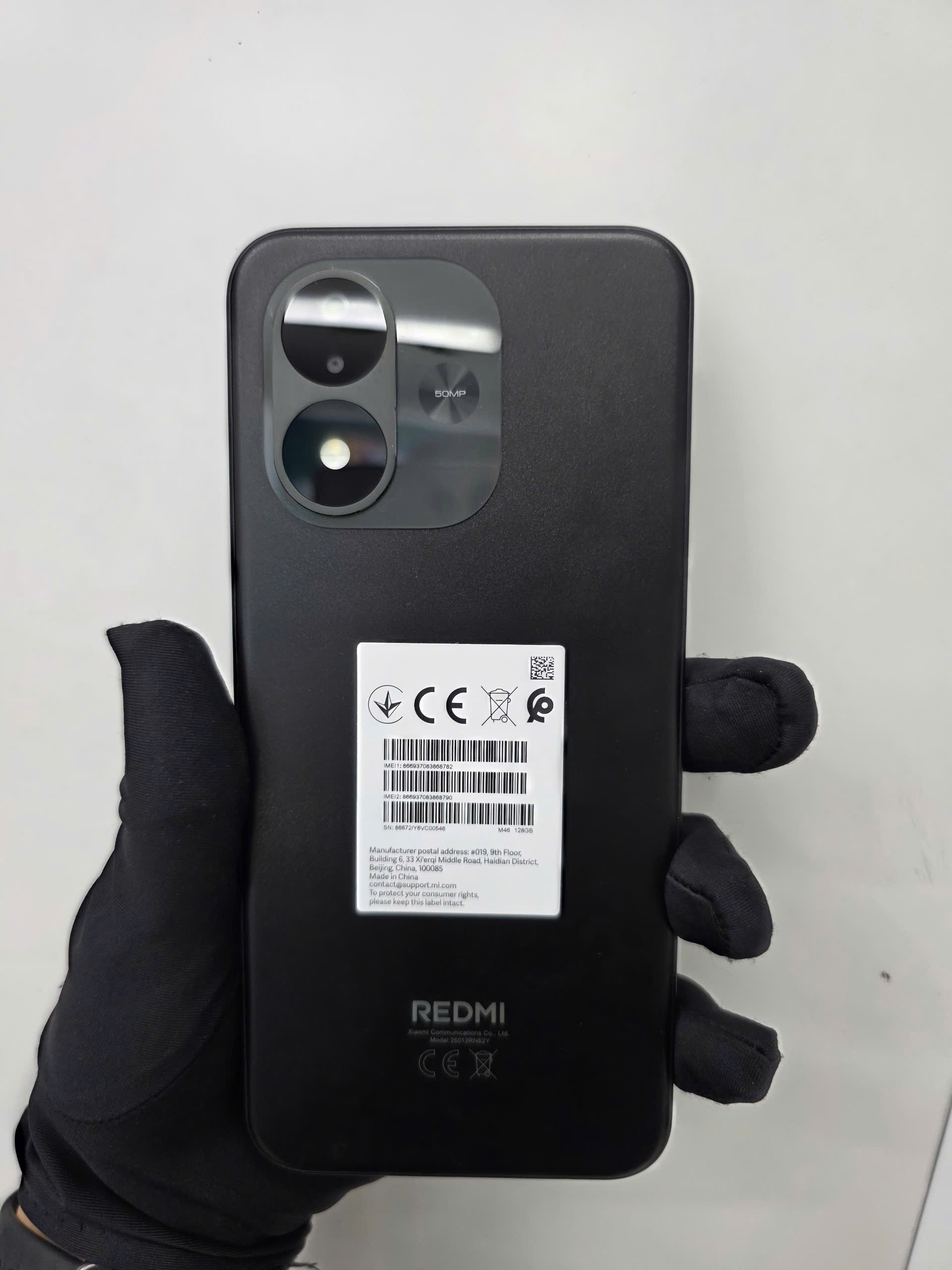 ĐIỆN THOẠI DI ĐỘNG (TEL) REDMI NOTE 17 6.99"/SNAP 6S 4G GEN 2/4G/128G/50MP+Auxiliary/16MP/7700mAh (26012RN62Y)/ĐEN (693909303378