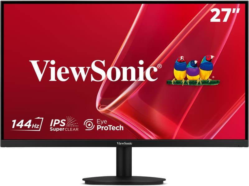 Màn hình ViewSonic VA27G1-H kết hợp không gian hiển thị 27 inch với tấm nền SuperClear IPS và tần số quét 144Hz