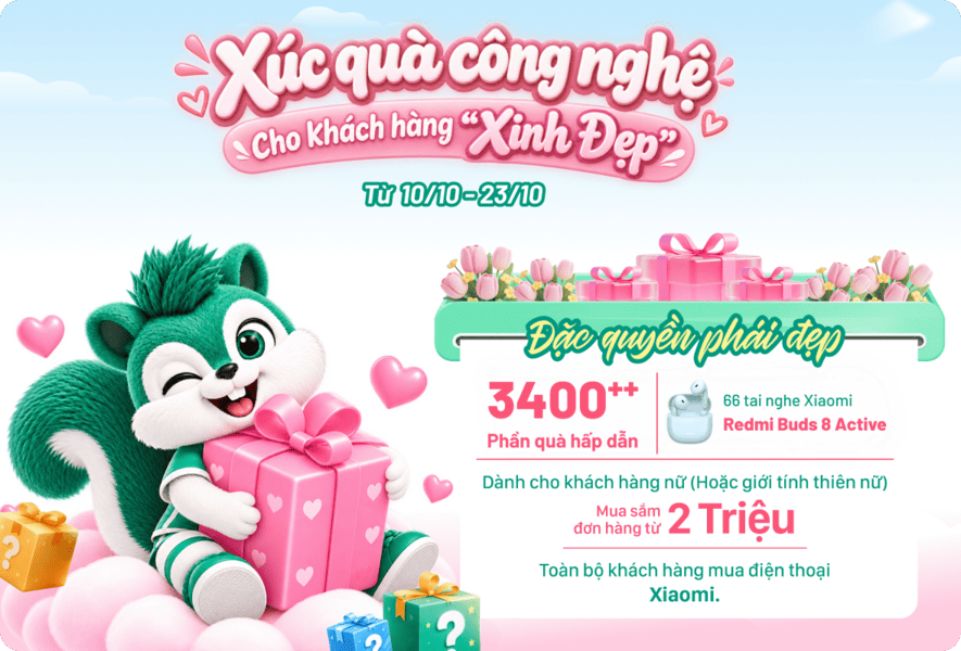 xúc quà công nghệ