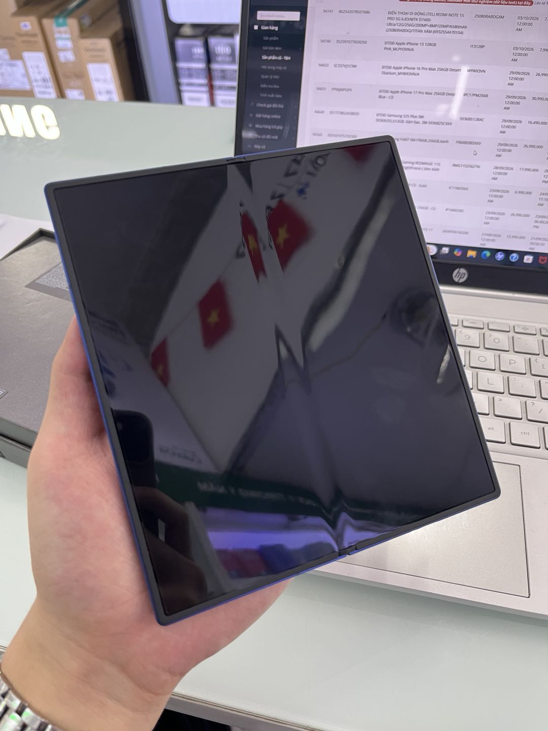 ĐTDĐ Samsung Fold7 SM-F966B,256GB,Xanh Navy - CŨ