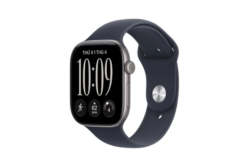 Apple Watch Series 12 - GPS + Cellular, 46mm - Viền Gốm Dây Cao Su S/M 