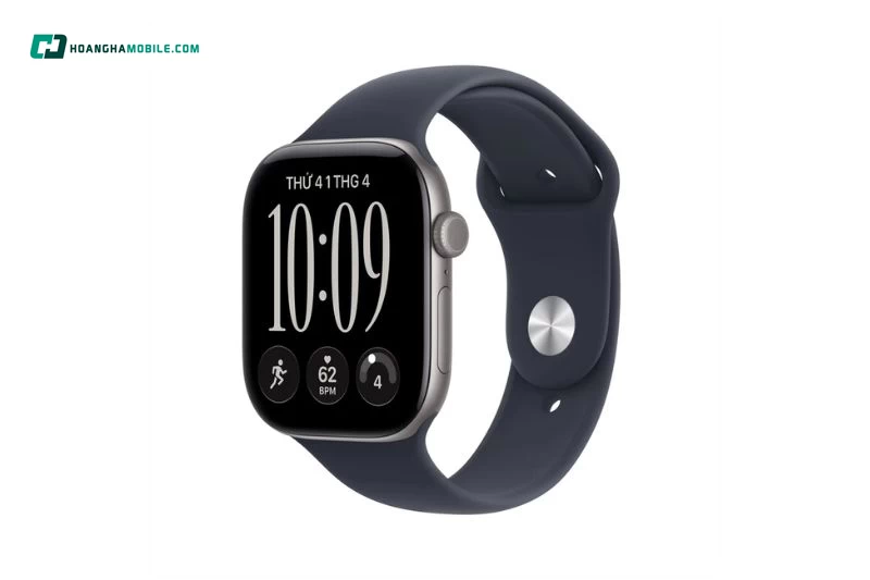 Apple Watch Series 12 - GPS + Cellular, 46mm - Viền Gốm Dây Cao Su S/M Apple Watch Series 12 - GPS + Cellular, 46mm - Viền Gốm Dây Cao Su S/M
