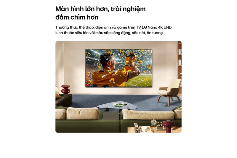 Smart Tivi LG NANO AI 4K 75 inch 2026 75NU855BPSA. Smart Tivi LG NANO AI 4K 75 inch 2026 75NU855BPSA.