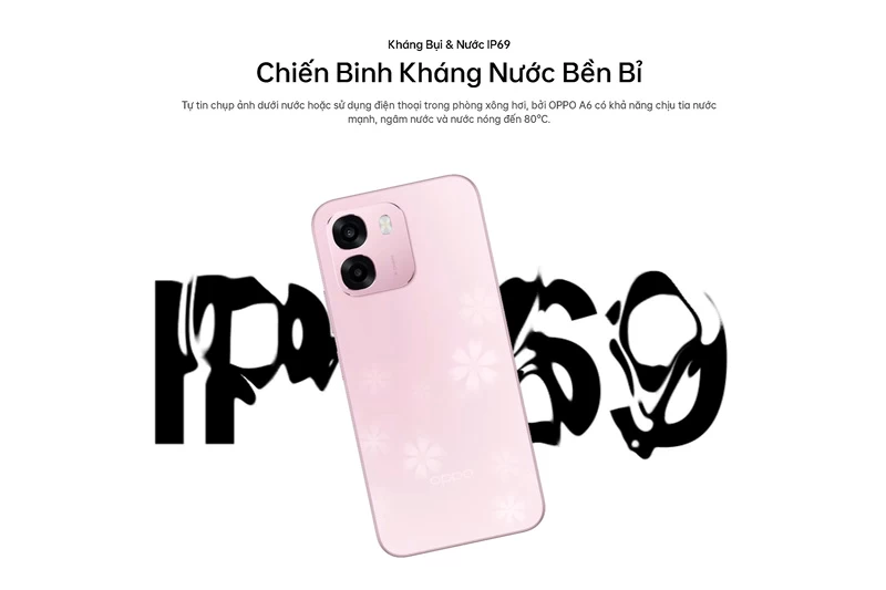Kháng nước và kháng bụi bền bỉ với IP69. Kháng nước và kháng bụi bền bỉ với IP69.