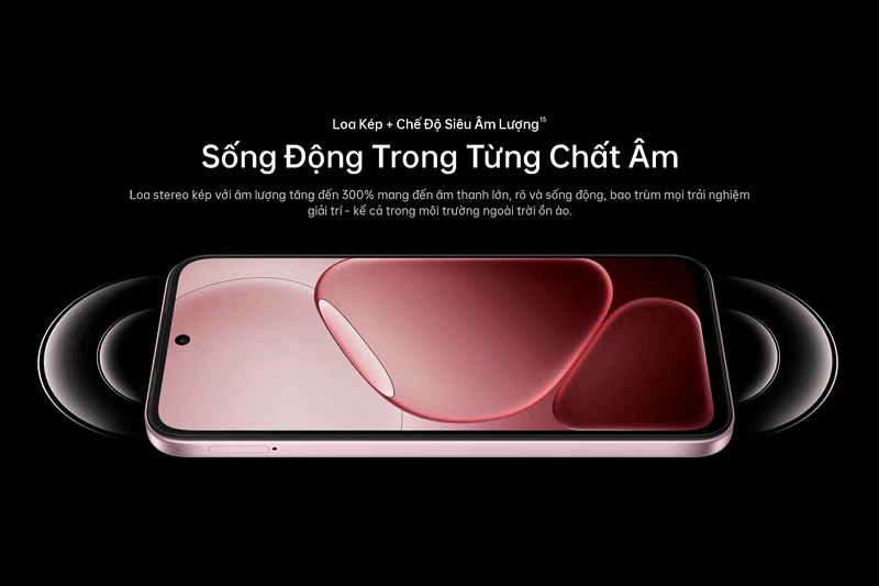 Tích hợp loa sống động chân thực. Tích hợp loa sống động chân thực.