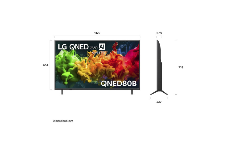 Smart Tivi LG QNED 4K 50 inch 2026 50QNED80BSA.