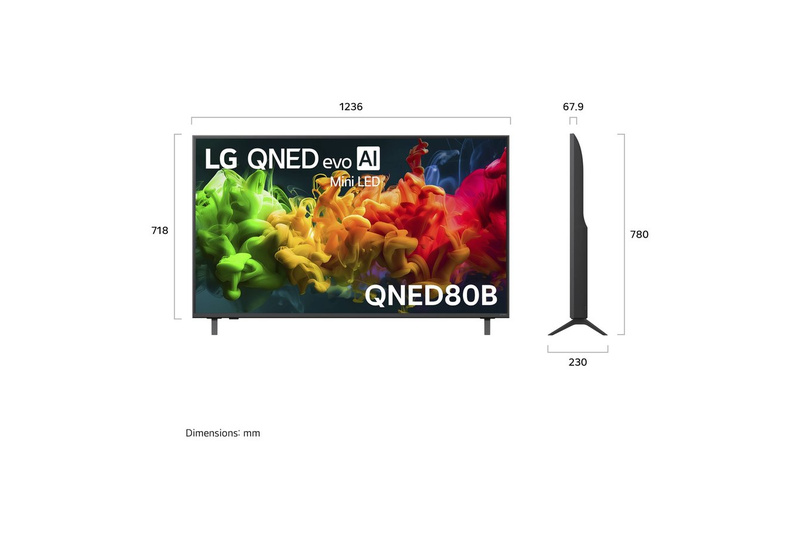 Smart Tivi LG QNED 4K 55 inch 2026 55QNED80BSA.