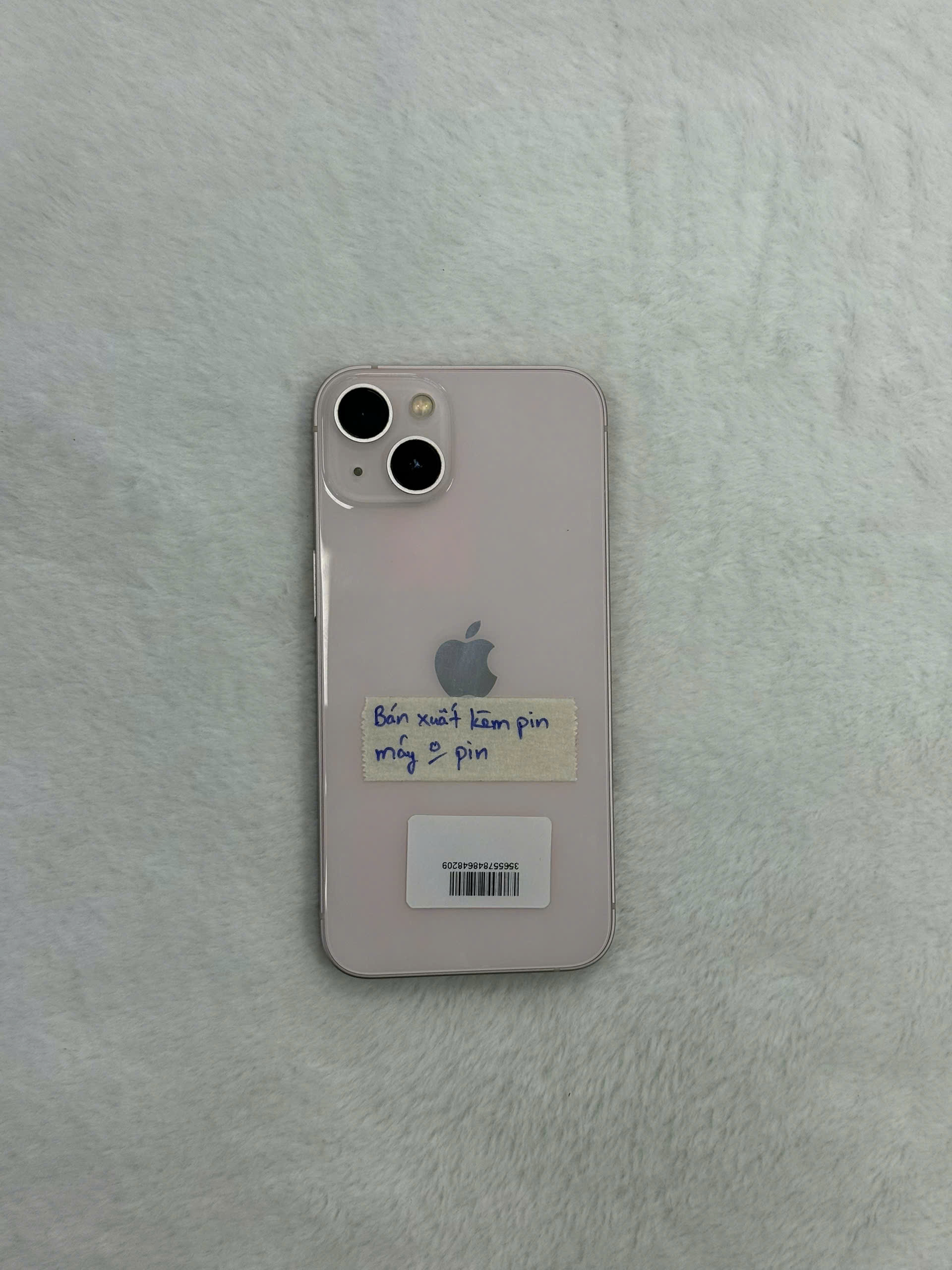 ĐTDĐ Apple iPhone 13 128GB Pink_MLPH3VN/A - 356557848648209 - I13128P + thêm 890k tiền pin