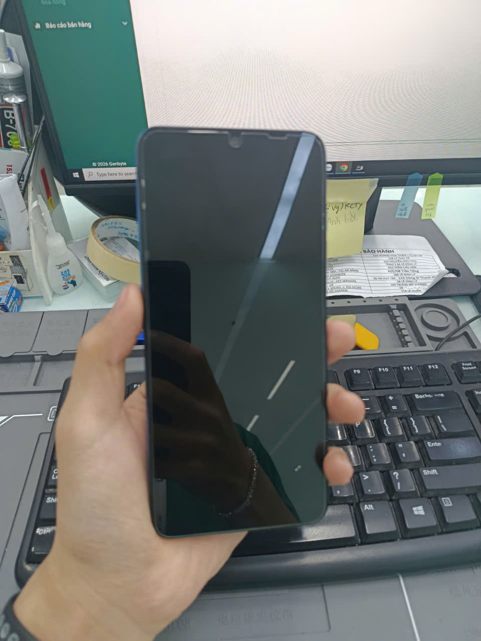 Điện thoại di động thương hiệu HTC Model Wildfire E5 Plus màu Xanh (Blue)