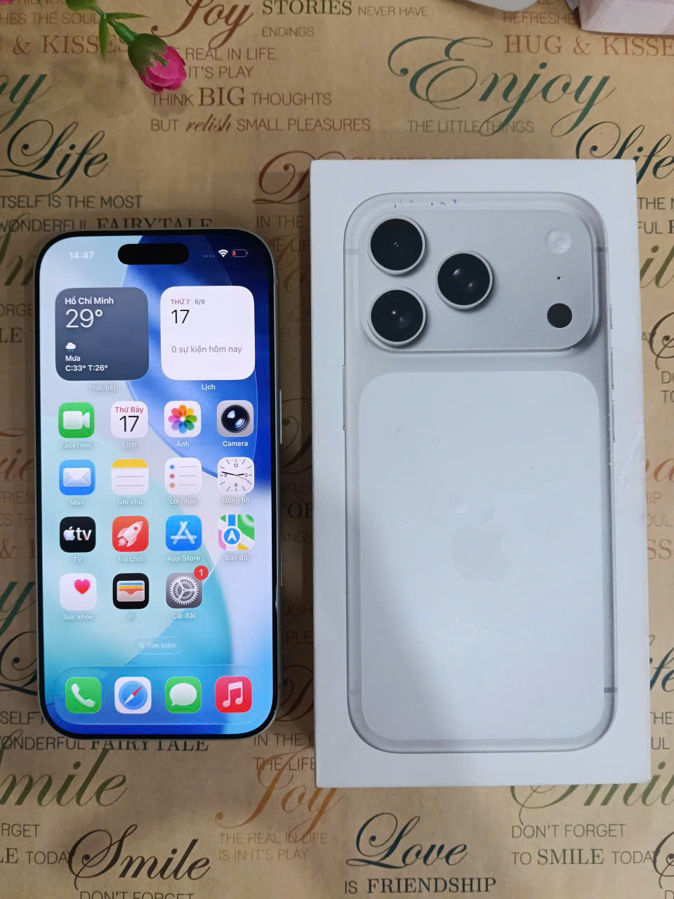 ĐTDĐ Apple iPhone 17 Pro 256GB Silver