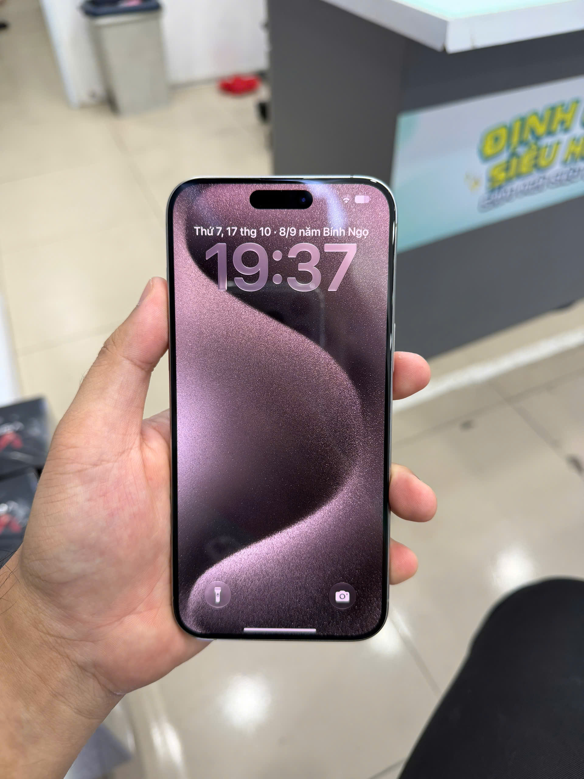 iPhone 15 Pro Max 256GB Titan Tự Nhiên - Chính hãng VN/A