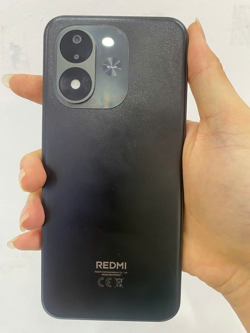 ĐIỆN THOẠI DI ĐỘNG (TEL) REDMI NOTE 17 6.99"/SNAP 6S 4G GEN 2/4G/128G/50MP+Auxiliary/16MP/7700mAh (26012RN62Y)/ĐEN (693909303378