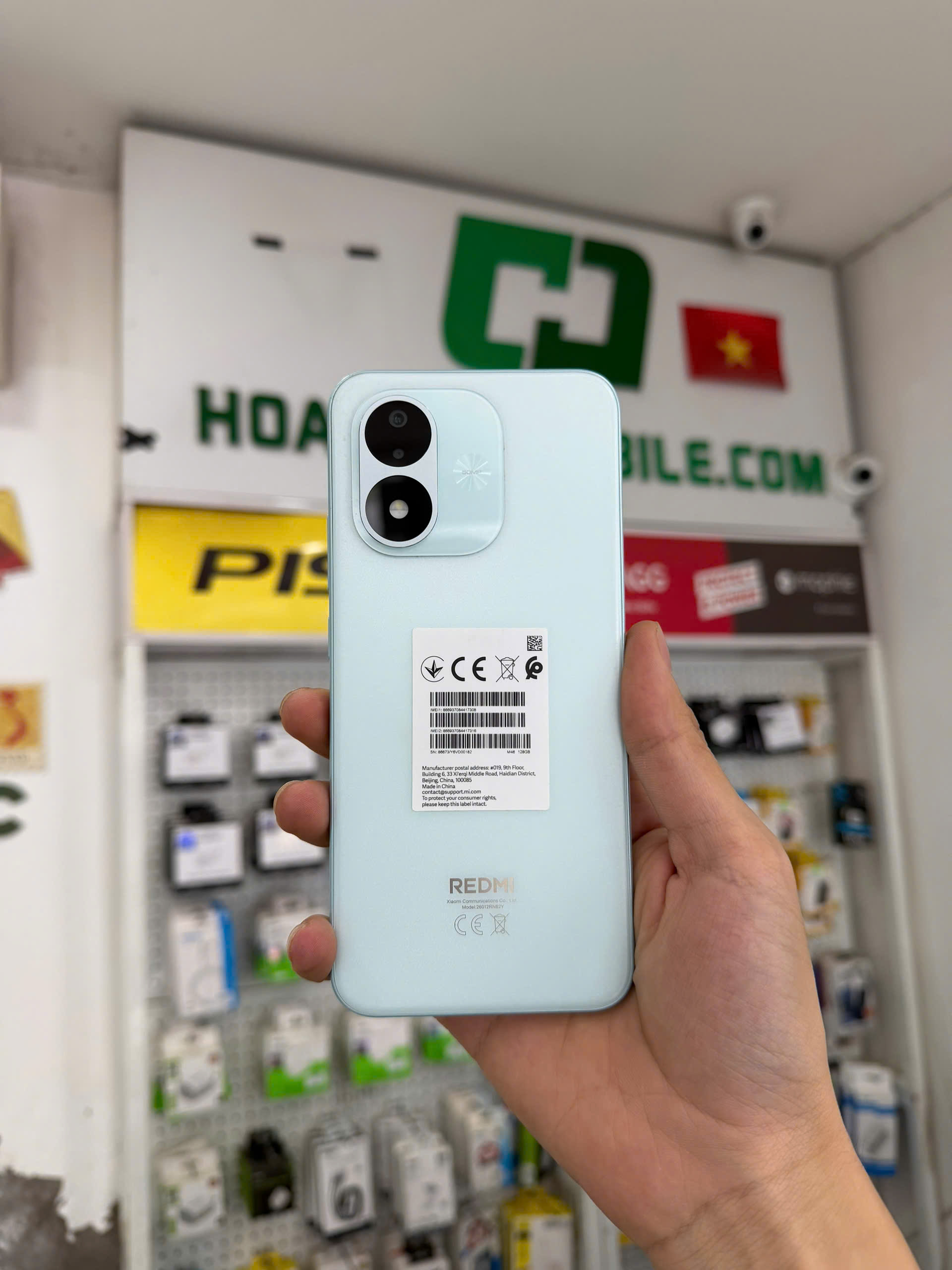ĐIỆN THOẠI DI ĐỘNG (TEL) REDMI NOTE 17  4G/128G/ Xanh /cũ