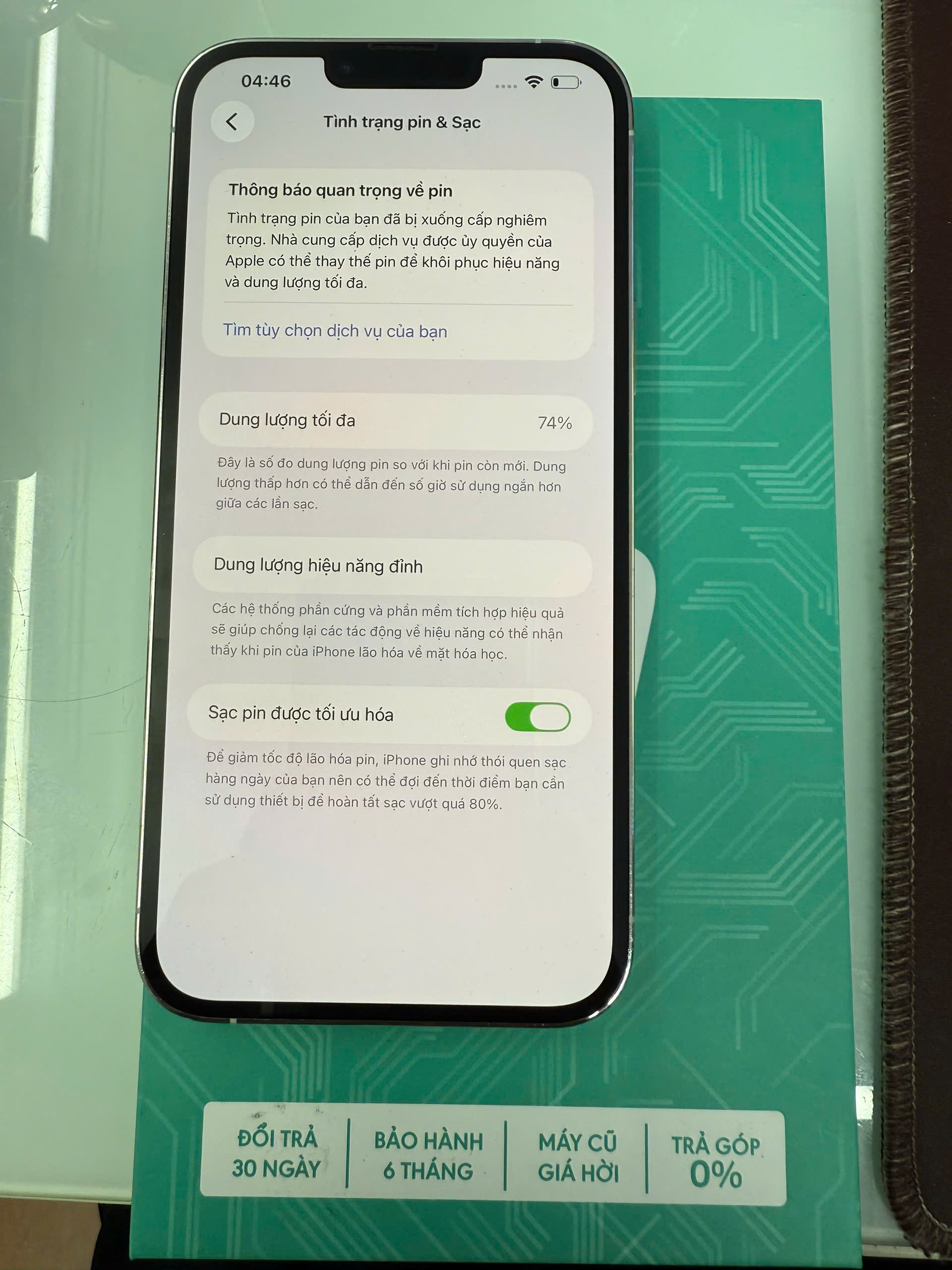 ĐTDĐ Apple iPhone 13 Pro Max 256GB Silver_MLLC3VN/A - TBH