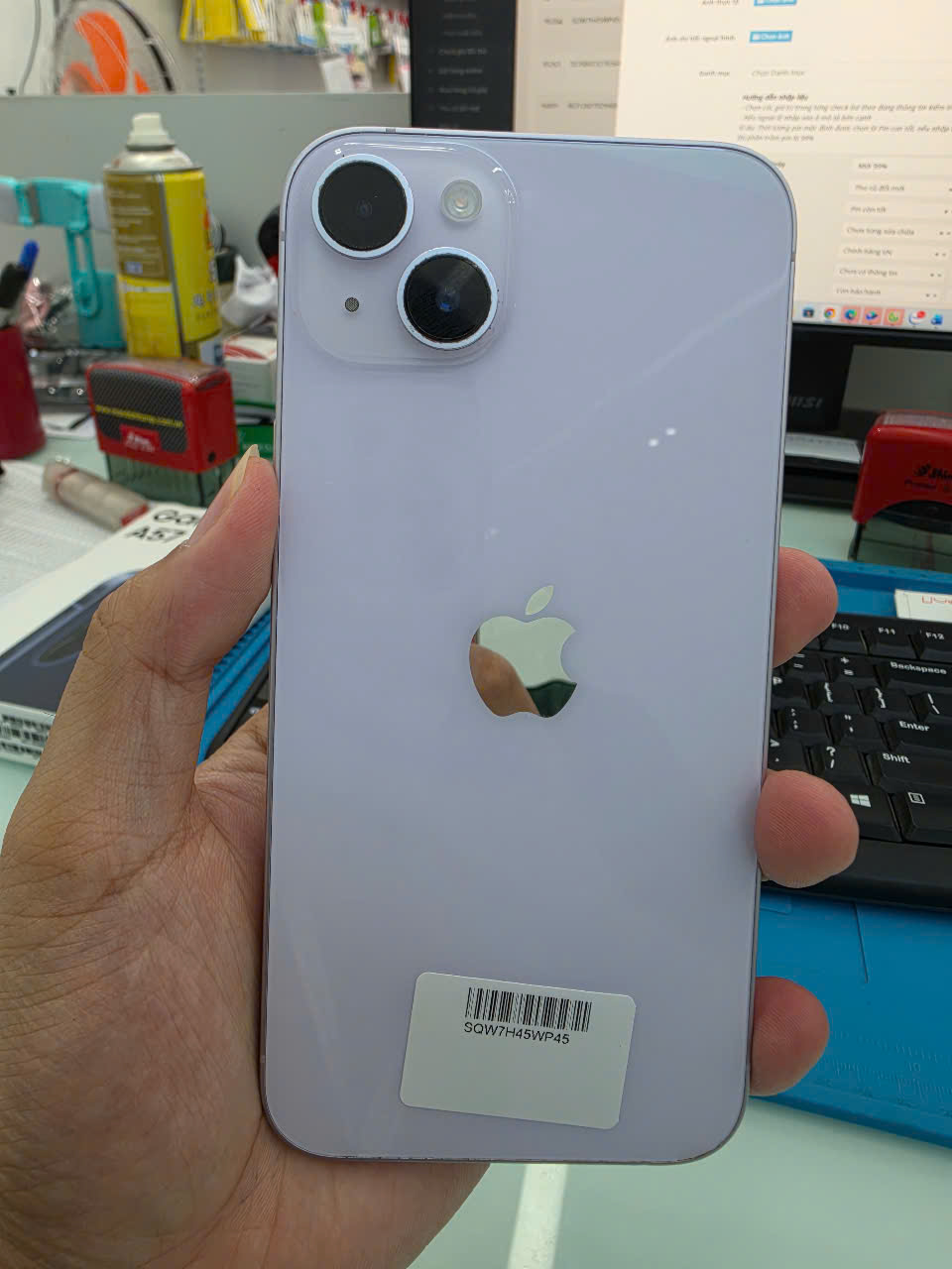 ĐTDĐ Apple iPhone 14 Plus 256GB Purple_MQ563VN/A
