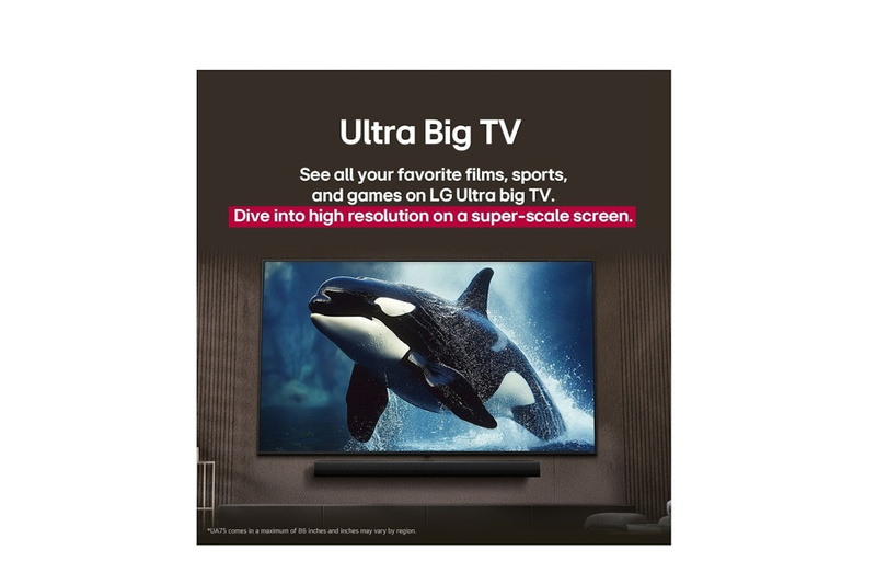 Smart TV LG 65 Inch UHD AI 4K 2026 65UA8055PSA.