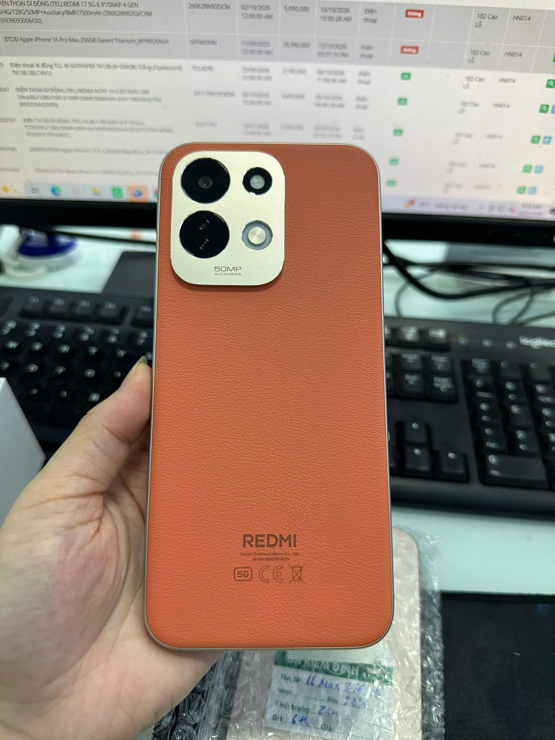 ĐIỆN THOẠI DI ĐỘNG (TEL) REDMI 17 5G  - TBH