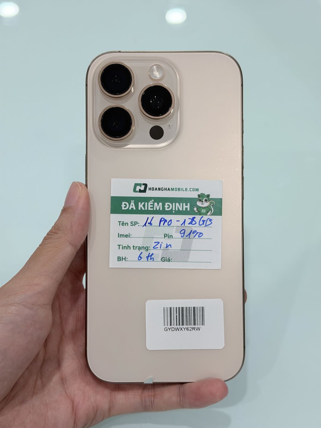 ĐTDĐ Apple iPhone 16 Pro 128GB Desert Titanium_MYNF3VN/A