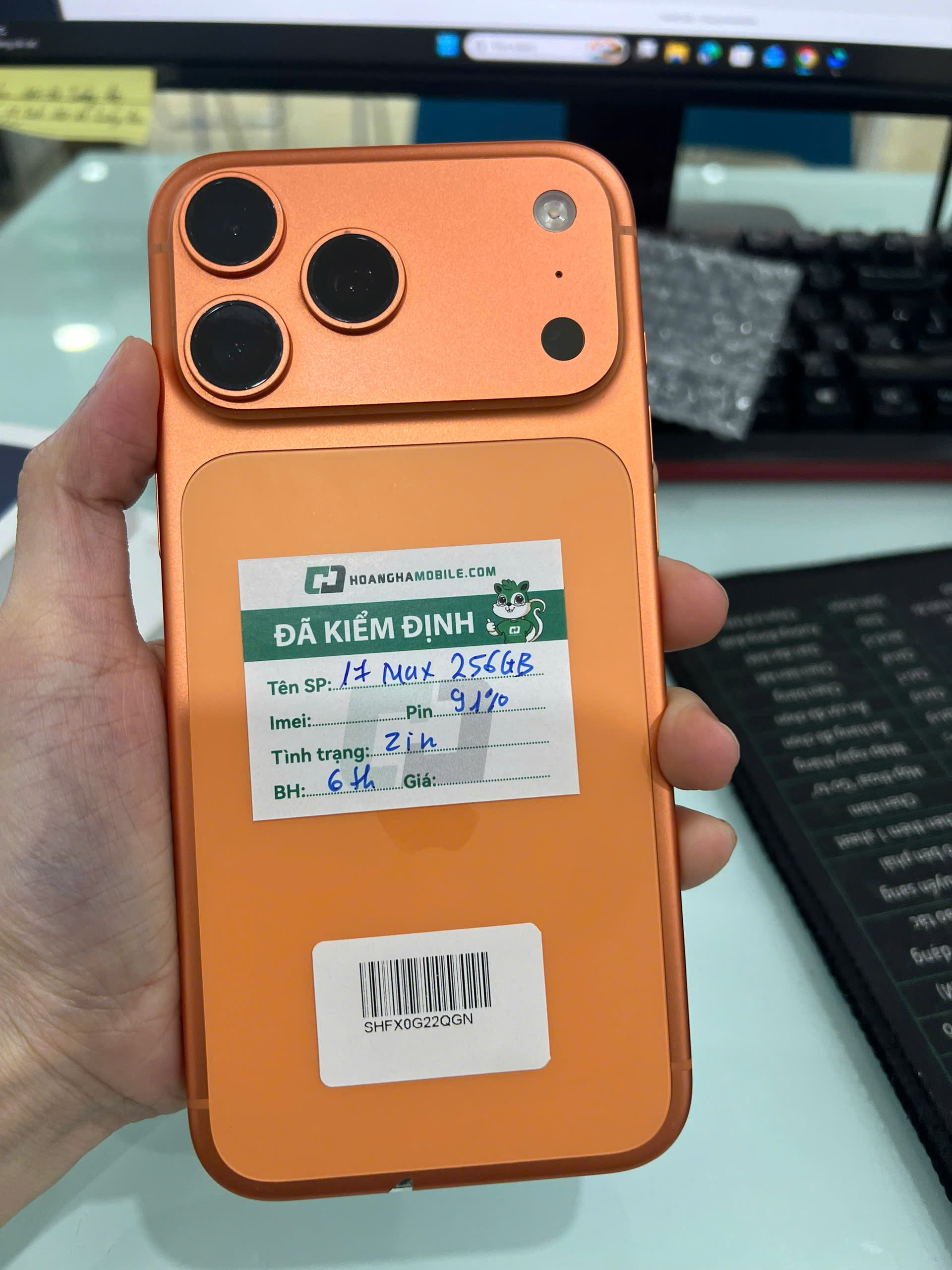 iPhone 17 Pro Max 256GB - Chính hãng Apple Việt Nam Cũ