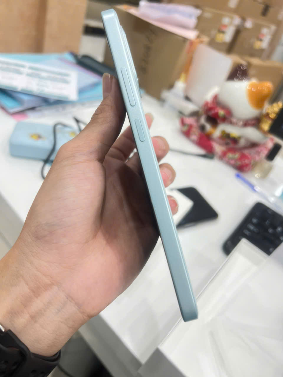 ĐIỆN THOẠI DI ĐỘNG (TEL) REDMI NOTE 17 6.99"/SNAP 6S 4G GEN 2/4G/128G/50MP+Auxiliary/16MP/7700mAh (26012RN62Y)/XANH (69390930337