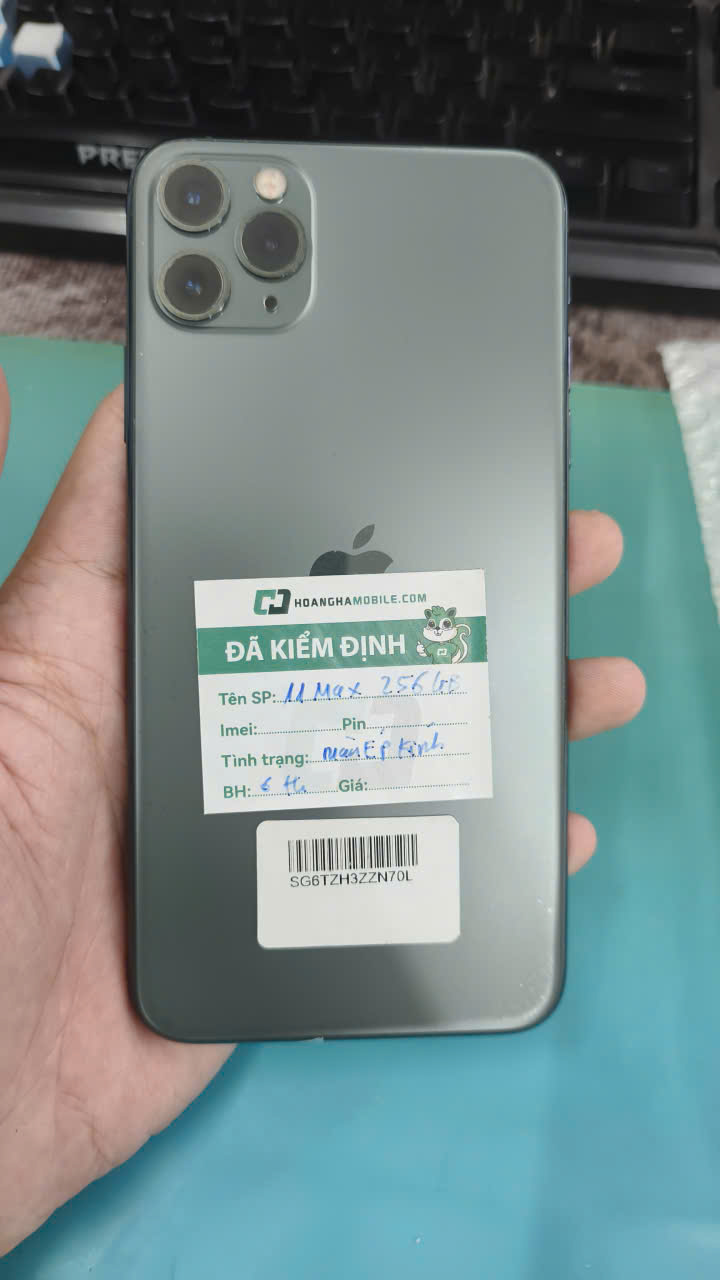 Iphone 11 Pro Max 256GB Cũ - Midnight Green - SG6TZH3ZZN70L - IC11M256N