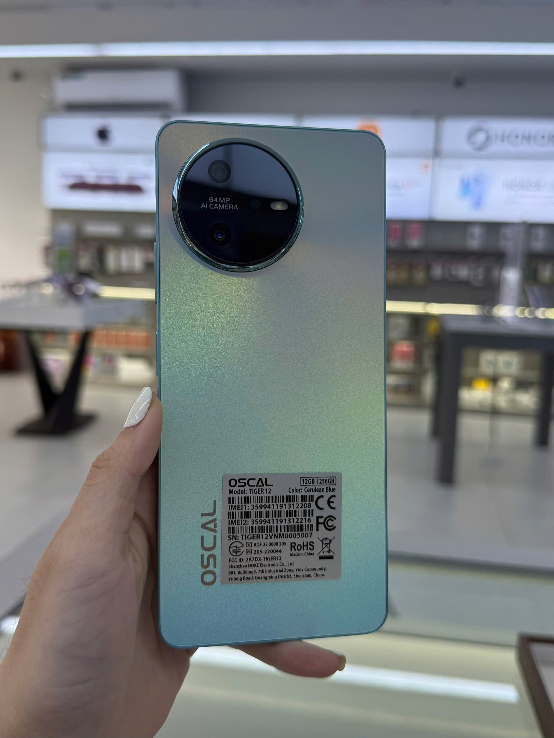 OSCAL TIGER 12 (12GB/256GB) NFC Cũ