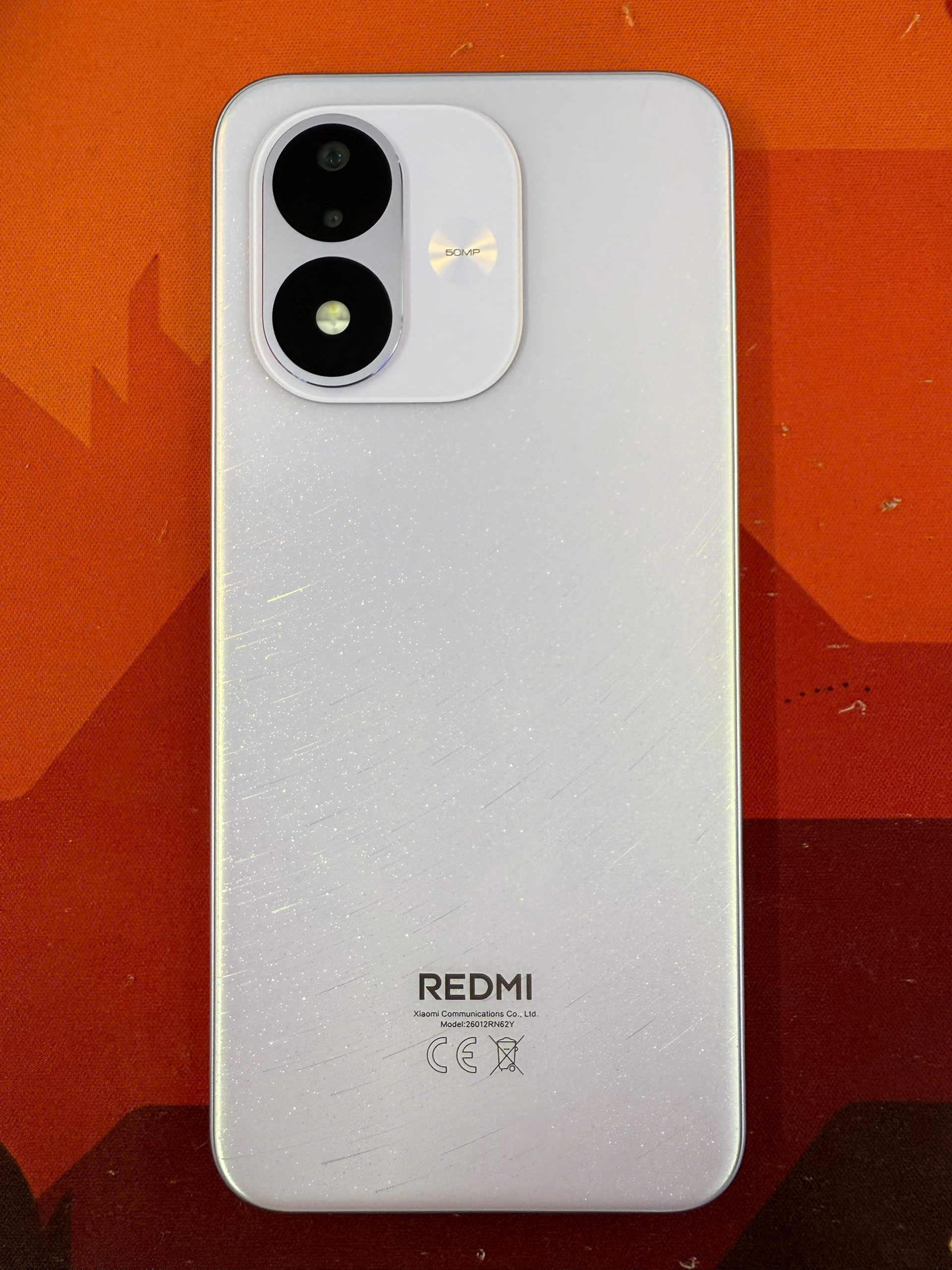 ĐIỆN THOẠI DI ĐỘNG (TEL) REDMI NOTE 17 6.99"/SNAP 6S 4G GEN 2/4G/128G/50MP+Auxiliary/16MP/7700mAh (26012RN62Y)/TÍM  -TBH