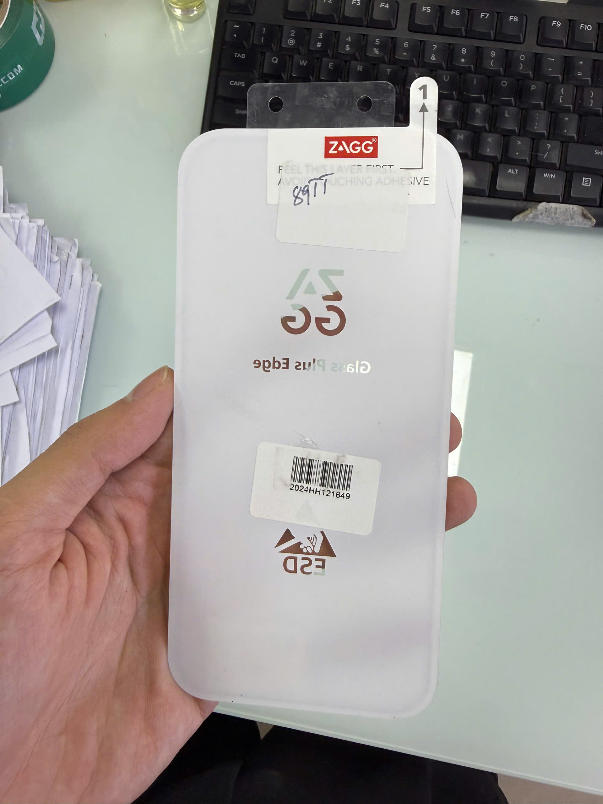 Kính dán màn hình iPhone16 Pro Max - ZAGG Plus Edge - 100115457 - 2024HH121649 - ZA100115457